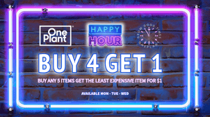 Happy Hour - buy 4 get 1 - Antioch - Horizontal